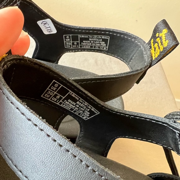 Dr. Martens Nartilla Lace Up Sandal Black Size 39 EU / 6 UK / 8 US gladiator - Picture 10 of 11